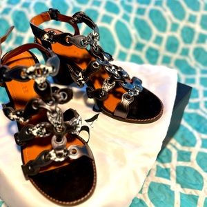 Healed coach sandals